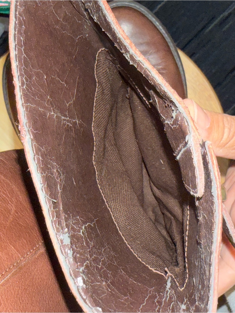 Steve Madden Tall Brown Leather Riding Boots - Picture 7 of 7